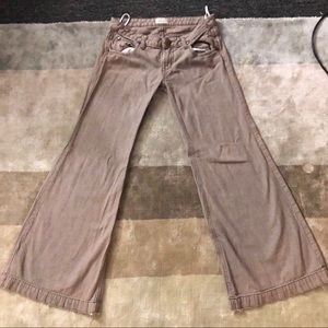 Free People Wide Leg Low-Rise Trouser , cute butt!